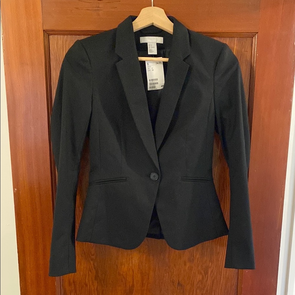 NWT H&M Women's Black Blazer